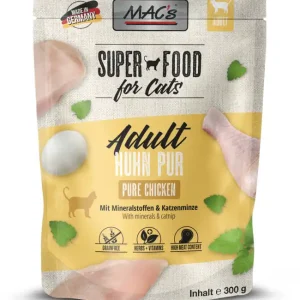 Versand Am Gleichen Tag MAC´s CAT Huhn Pur Pouchbeutel 300 Gramm Katzennassfutter